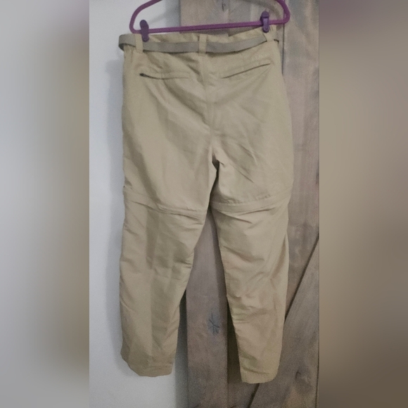 L.L. BEAN Khaki No Fly Zone Convertible TAIP Off Hiking UPF 50+. Size Large - Picture 9 of 11